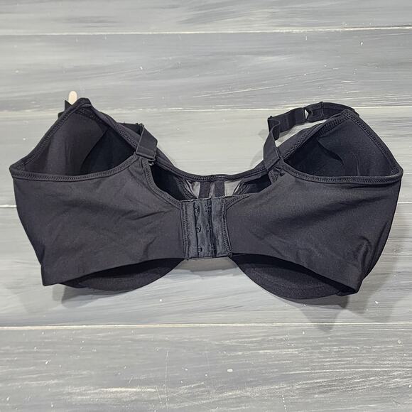 Bali Bra 38DD One Smooth U Ultra Light Shaping Underwire Bra 3439 Black - Picture 2 of 11